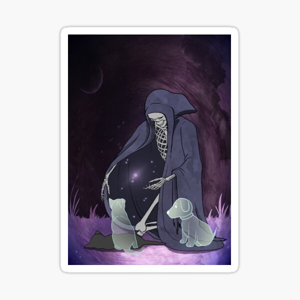Their last friend - Loving Reaper Sticker
