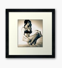A Touch of Portrait Framed Print