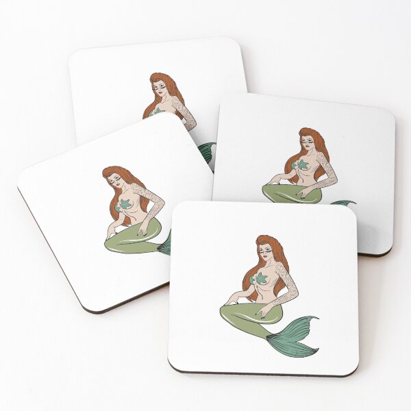 Item preview, Tattooed mermaid designed and sold by SYLPAT.