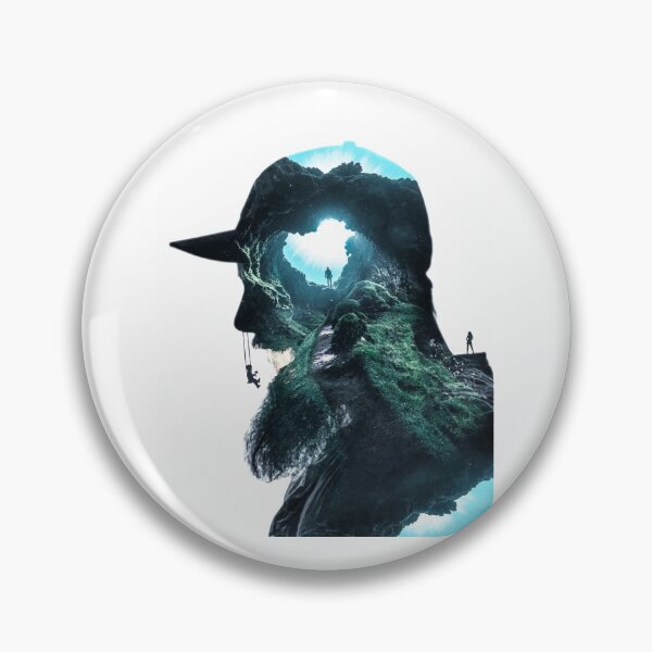 Item preview, Man silhouette | Beard Cave designed and sold by Amamk Design.