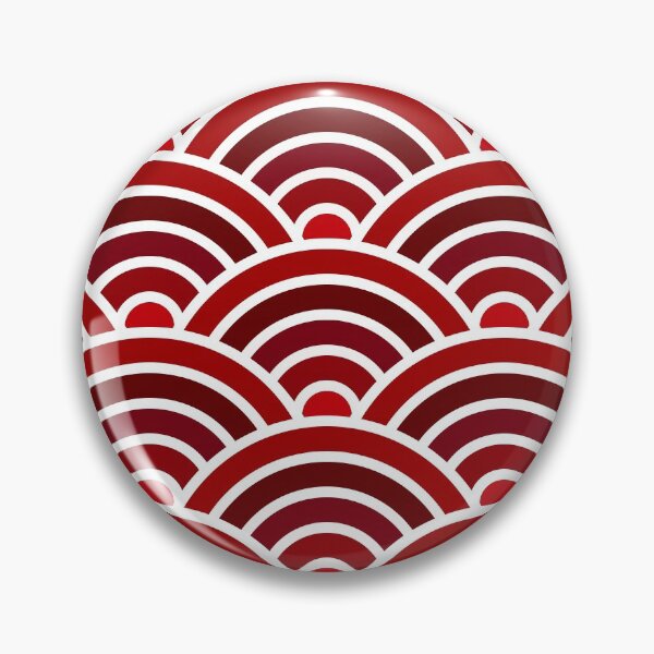 Item preview, Light Red Seigaiha designed and sold by Sybille-Yates.