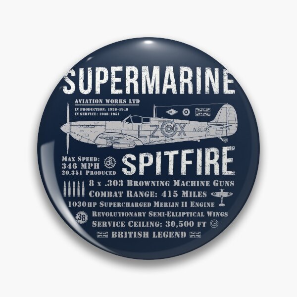 Item preview, Supermarine Spitfire designed and sold by 909 Apparel®.