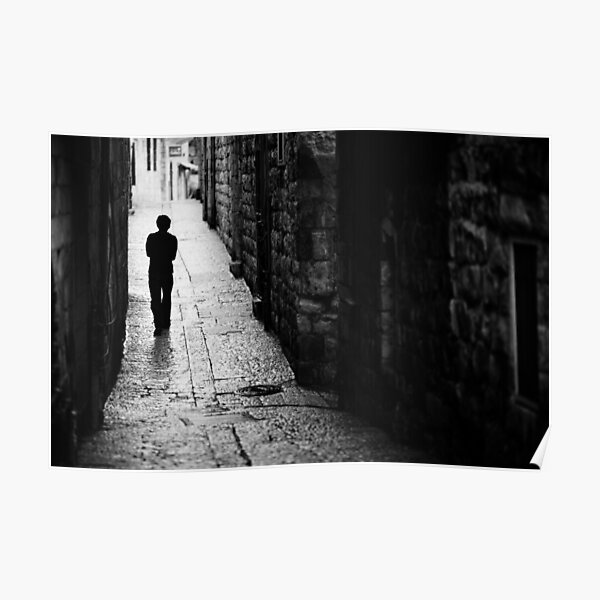 Jerusalem streets walker Poster