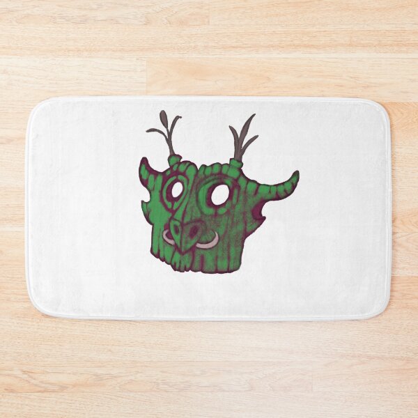Item preview, Green Boar Tiki Mask designed and sold by TikiGrotto.
