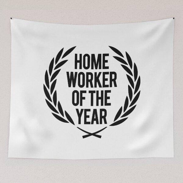 Item preview, Homeworker of the year quarantine employee award designed and sold by LaundryFactory.