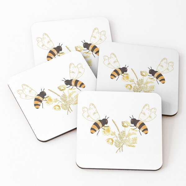 Item preview, Golden bees designed and sold by Dolyaz.
