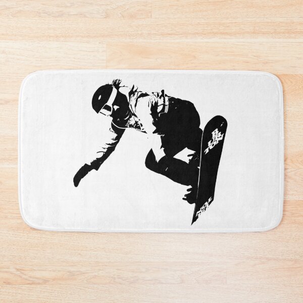 Item preview, Vector art of a snowboarder during air trick designed and sold by graphicassault.