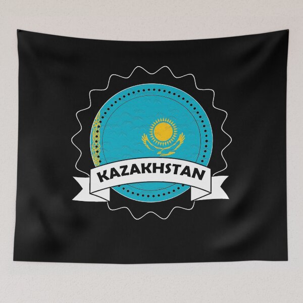 Item preview, Kazakhstan Emblem-Badge-Flag designed and sold by Gina-Driada.