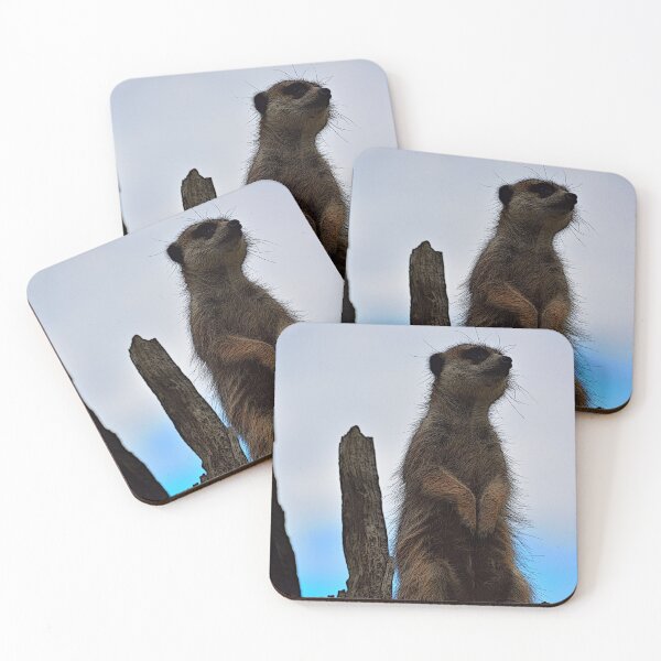 Item preview, Cartoon Meerkat Keeping watch Sentry designed and sold by briana-rose.