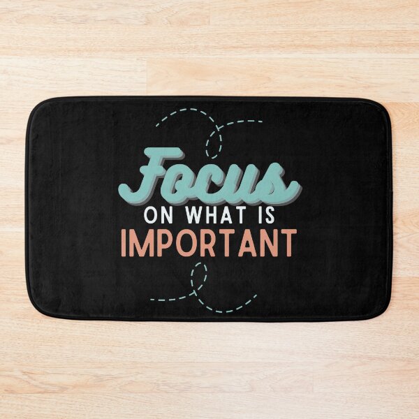 Item preview, Focus on what is important - motivational quote designed and sold by Atleta-Cali.