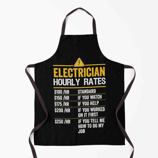 Item preview, Funny Electrician Hourly Rates Lineman Gift for Electricians designed and sold by Sashakis.