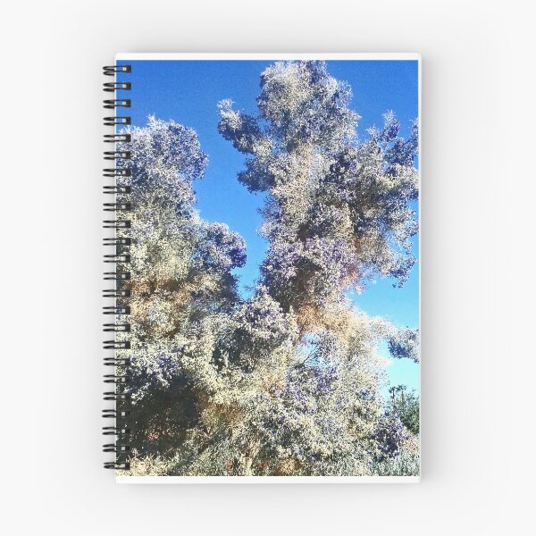Item preview, SMOKE TREE IN BLOOM WITH BLUE PURPLE FLOWERS designed and sold by JAYMILO.