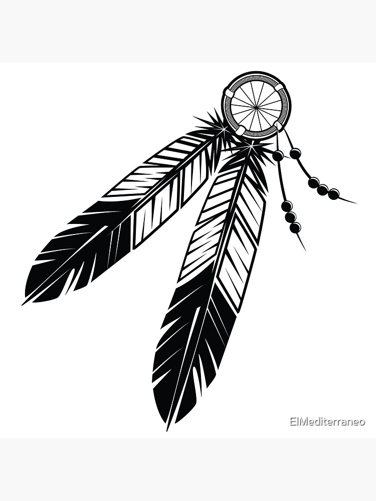 Indian Feathers' Sticker