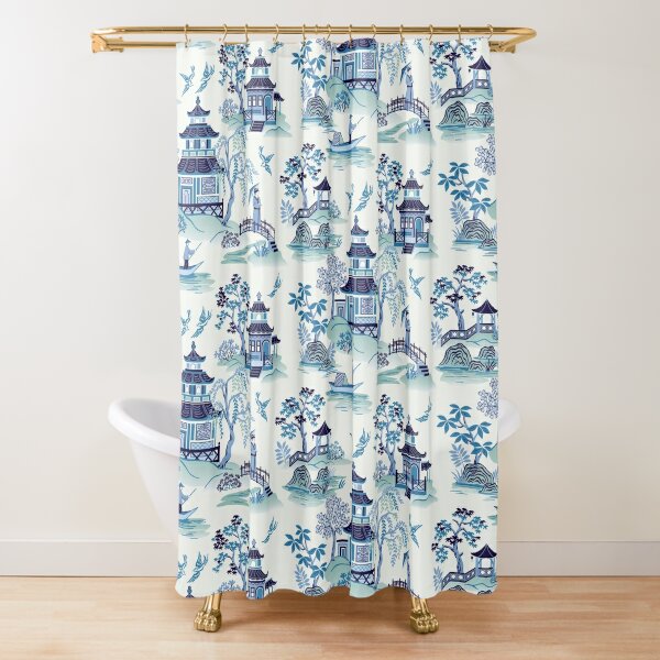 Kimono Pattern Shower Curtains for Sale