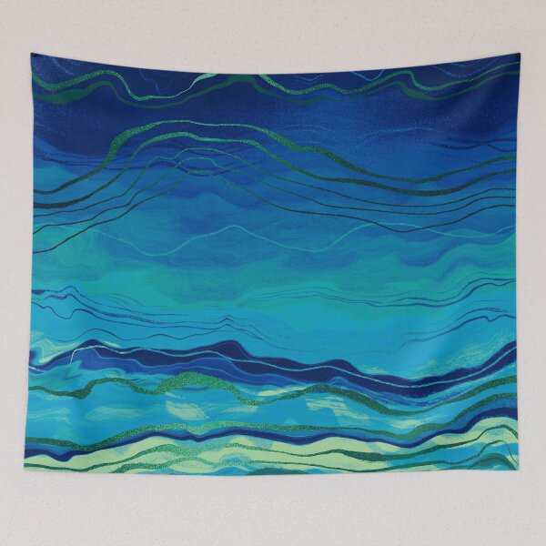 Item preview, Blue Waves designed and sold by Squarebird.