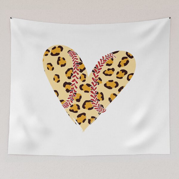 Item preview, Womens Mom Leopard Baseball heart Funny Softball Mom Mother's Day T-Shirt designed and sold by Mo-Am.