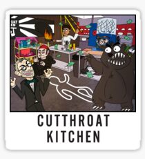 Cutthroat Kitchen Doodle Sticker