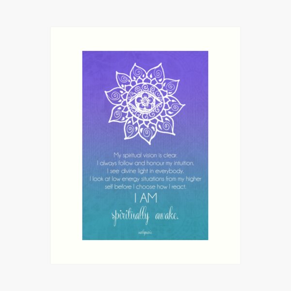 Item preview, Third Eye Chakra Affirmation designed and sold by CarlyMarie.