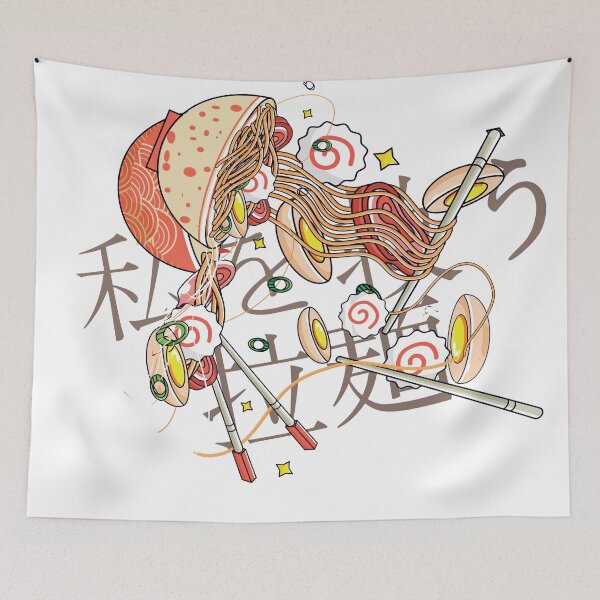 Item preview, Falling Bowl Of Ramen designed and sold by TheImperfecto.