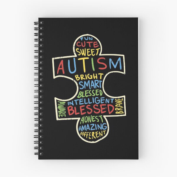 Item preview, Autism Awareness Puzzle Piece Words Autistic designed and sold by JacquelineEl.