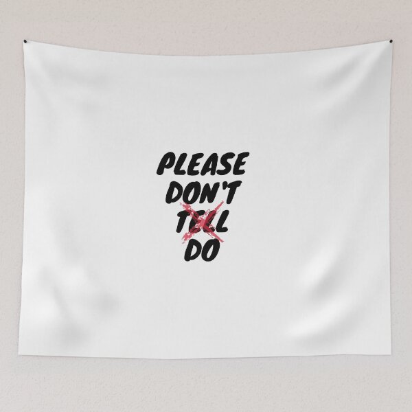 Item preview, Please don't tell do . red cross designed and sold by Hab2.