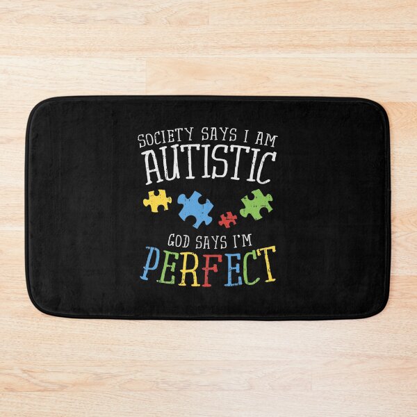 Item preview, Autism Awareness Puzzle Ribbon Autistic Society Says designed and sold by JacquelineEl.
