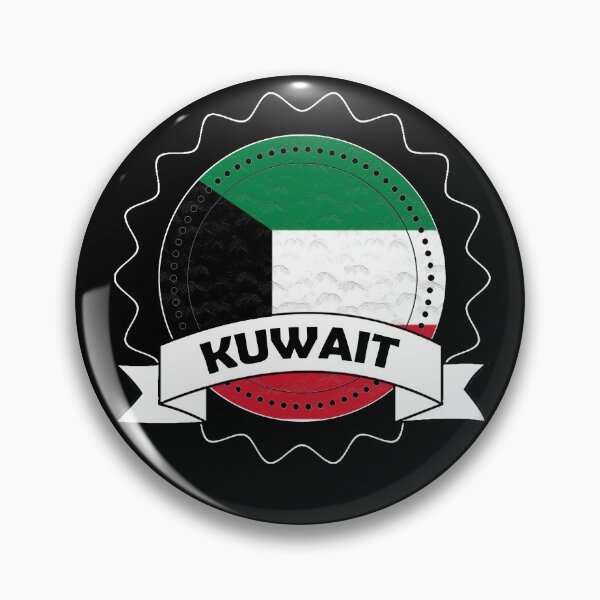 Item preview, Kuwait Emblem-Badge-Flag designed and sold by Gina-Driada.