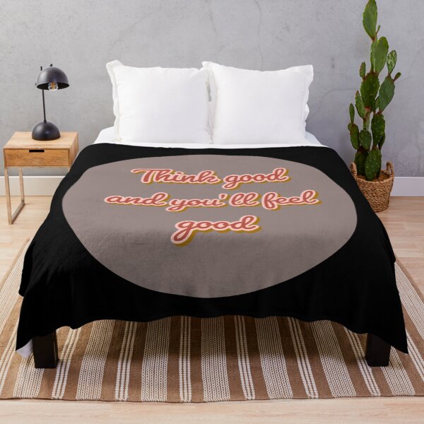 Item preview, THINK GOOD AND YOU WILL FEEL GOOD, GOOD VIBES, aesthic designed and sold by Happy Soul Store.