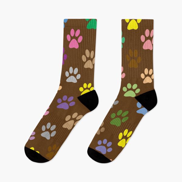 Item preview, Colorful paw prints illustration designed and sold by perlphoto.