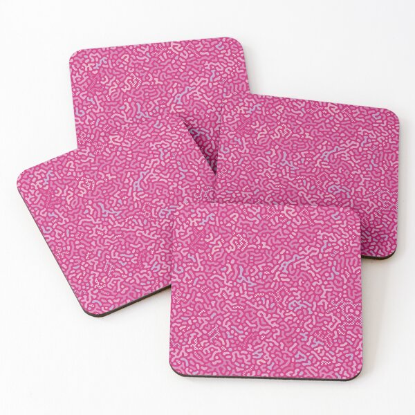 Item preview, Pucker Up-Turing Pattern-In your face pink lip kiss designed and sold by Annette Chabidon Studio.