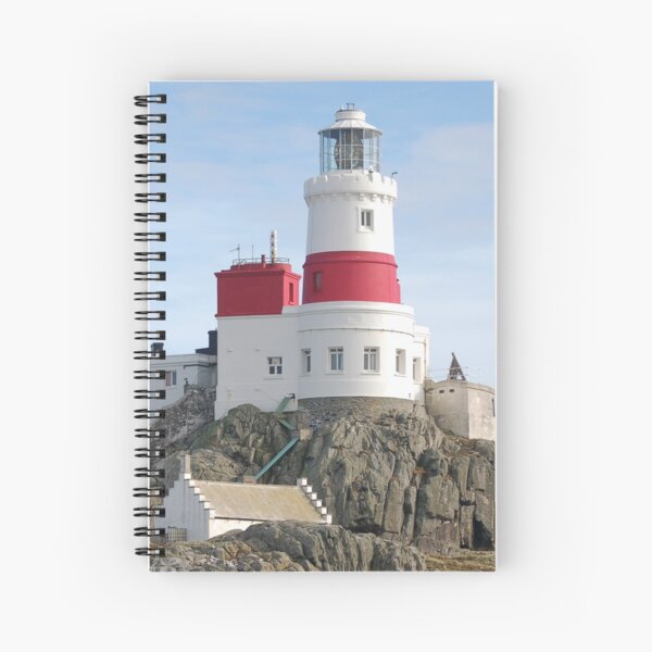 Skerries Lighthouse, Anglesey Spiral Notebook