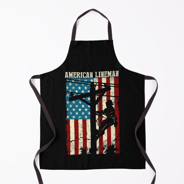 Item preview, Lineman American flag Electric Cable gift Patriotic Lineman designed and sold by Sashakis.