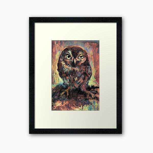 Orly Owl Framed Art Print