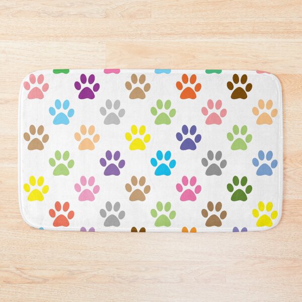 Item preview, Colorful puppy paw prints designed and sold by perlphoto.
