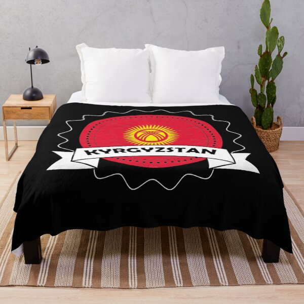 Item preview, Kyrgyzstan Emblem-Badge-Flag designed and sold by Gina-Driada.