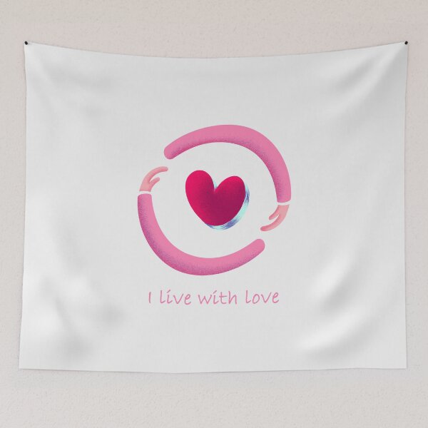 Item preview, I Live With Love designed and sold by Skycrow.