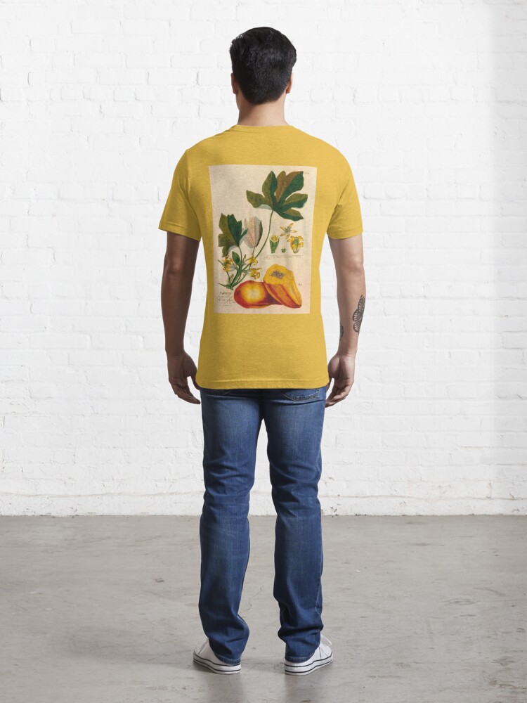 Vintage Papaya Shirt Retro Aesthetic Vintage Botanical Art Shirt