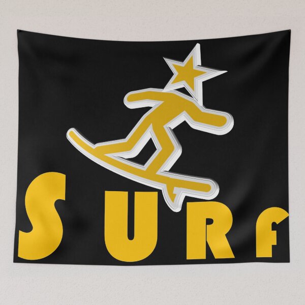 Item preview, Surf ~ Yellow & White designed and sold by Boakes-Digital.
