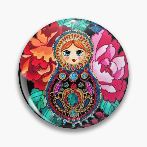 Item preview, Matryoshka jewel, tatoo design designed and sold by Petitelulu.