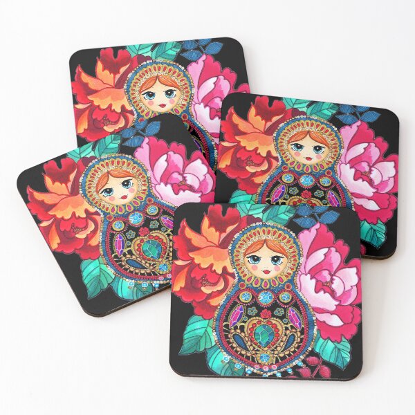 Item preview, Matryoshka jewel, tatoo design designed and sold by Petitelulu.