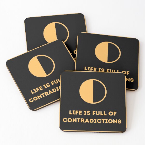 Item preview, Life is full of contradictions  designed and sold by HappinessWorld.