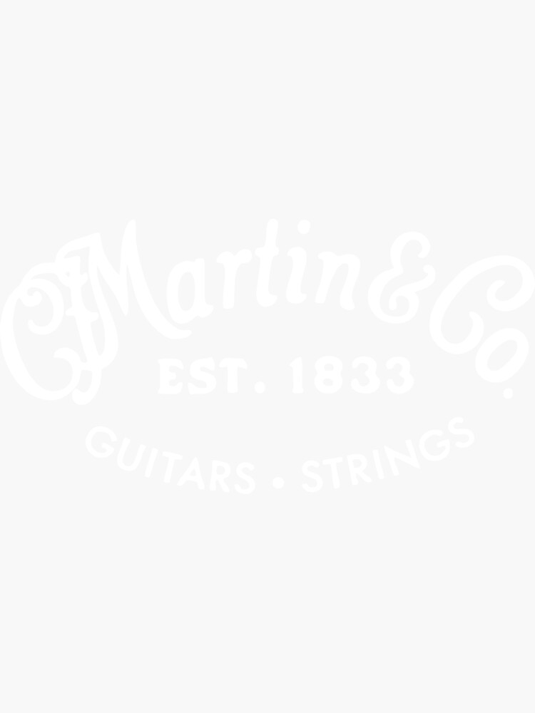 "Martin Guitars 2" Sticker for Sale by Hirokoarks Redbubble