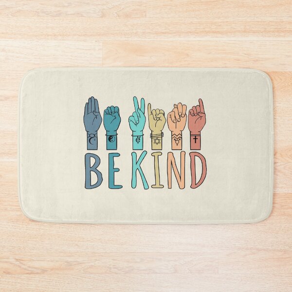 Item preview, Be Kind Coexist Hands designed and sold by MoxiApparel.