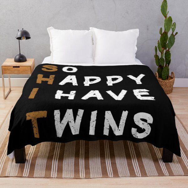 Item preview, So Happy I Have Twins Funny Parent Humor Quote Saying T-Shirt designed and sold by Mo-Am.