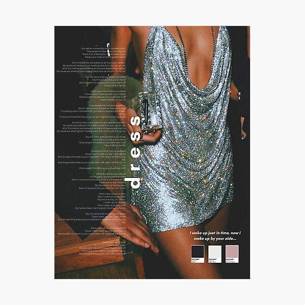Dress Taylor Swift Poster - Reputation Photographic Print