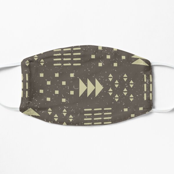 Mudcloth Vibes Flat Mask