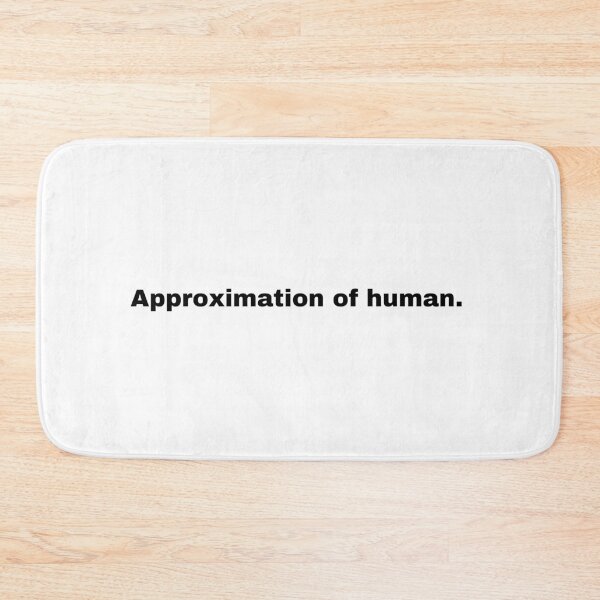 Item preview, Black and white text based T-shirt - Approximation of human.  designed and sold by OffensiveTCG.