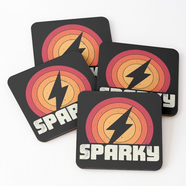 Item preview, Sparky Electrician Funny Lineman Retro Vintage Gifts designed and sold by Sashakis.