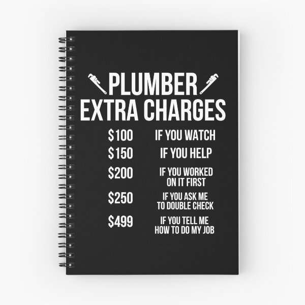 Item preview, Plumber Extra Charges Funny Gift designed and sold by Luna1Shop.