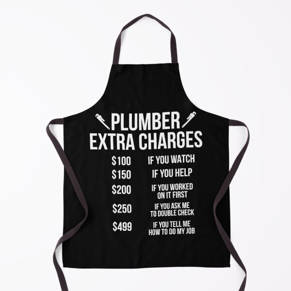 Item preview, Plumber Extra Charges Funny Gift designed and sold by Luna1Shop.